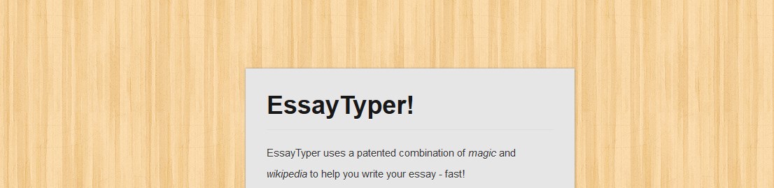 essay typer doesn't work